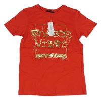 Nové - Červené tričko s nápisom George