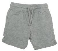 Šedé melírované teplákové kraťasy Next