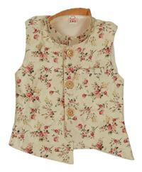 Smotanová slávnostná kvetovaná vesta