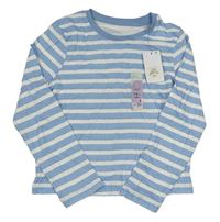 Modro-bílé pruhované triko PRIMARK