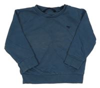 Tmavomodrá mikina s dinosaurom Next