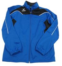 Cobaltovoě modro-čierna prepínaci športová mikina s logom erima