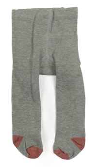 Sivo-staroružové melírované pančuchy M&Co