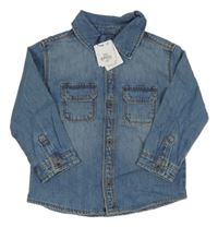 Nové - modrá riflová košile PRIMARK