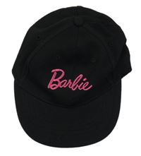 Čierna plátenná šiltovka s logom Barbie
