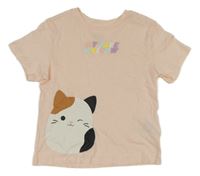 Světlebroskvové tričko s SQUISHMALLOWS H&M