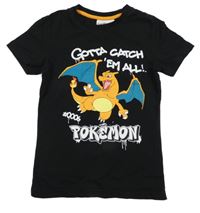 Černé tričko s pokémonem 
