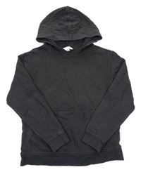 Tmavosivá mikina s vreckom a kapucňou H&M