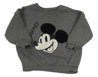Sivá mikina s Mickeym George