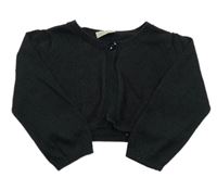 Čierne trblietavé svetrové bolerko Next