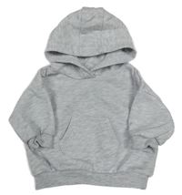 Světlešedá melírovaná oversize mikina s kapucí Matalan