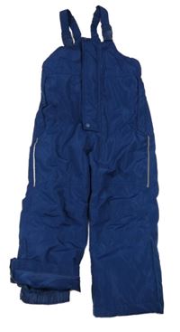 Tmavomodré šusťákové laclové oteplovačky Lily & Dan