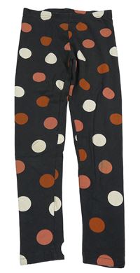 Antracitové bodkovaná é legíny Primark