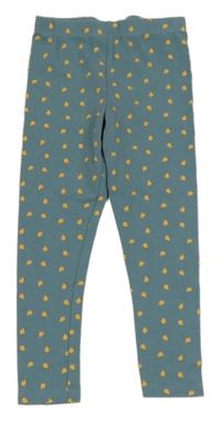 Zelenošedé legíny s hruškami TCM