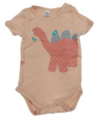 Růžové body s dinosaurem Topomini