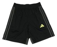 Černé sportovní kraťasy s logem Adidas