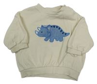 Béžová mikina s dinosaurom H&M