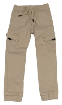 Béžové cuff rifle s kapsami Dopodopo