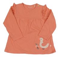 Oranžové triko s obrázkem 