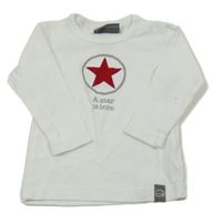 Biele tričko s hviezdou