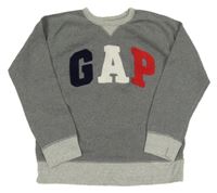 Šedá mikina s logem GAP