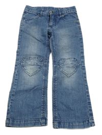 Modré flare rifle se srdíčky 