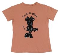 Staroružové tričko s Minnie z flitrů