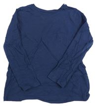 Tmavomodré tričko H&M