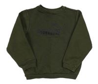 Khaki mikina s logom Puma