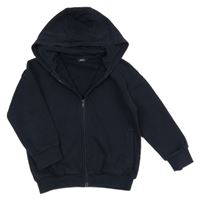 Tmavomodrá prepínaci mikina s kapucňou Next