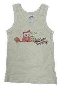 Smotanová košieľka  so sovami