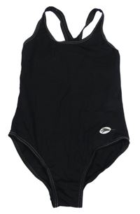 Čierne športové body s výšivkou