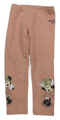 Ružové zateplené legíny s Minnie C&A