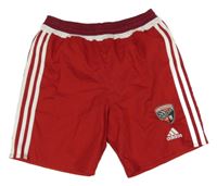 Červeno-bílé sportovní kraťasy - FC Ingolstadt Adidas