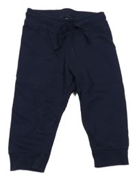 Tmavomodré tepláky H&M