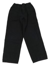 Tmavošedé široké rifle H&M