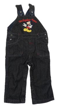 Tmavošedé laclové rifle s Mickeym C&A