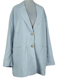 Dámsky svetlomodrý oversized blejzer H&M