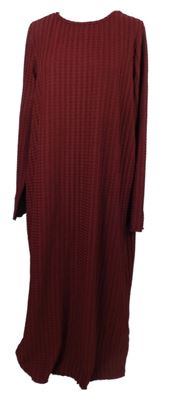 Dámské vínové strukturované midi šaty Papaya 