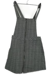 Dámske čierno-biele kockované prepínaci na traké šaty H&M