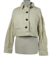 Dámská smetanová riflová crop bunda Primark 