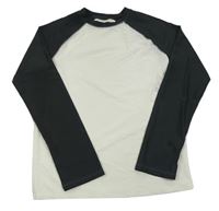 Bielo-tmavosivé UV tričko Old Navy