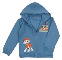 Modrá propínací mikina s Paw Patrol a kapucí Nickelodeon