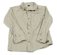 Béžová manšestrová halenka