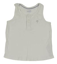 Biely top s palmičkou M&S