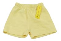Nové - Žlté rebrované kraťasy Shein