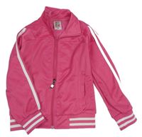 Ružovo-biela prepínaci mikina