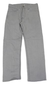 Svetlosivé slim fit elastické rifle H&M