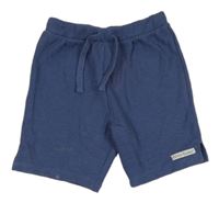 Modré rebrované kraťasy