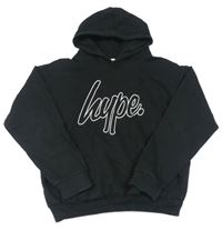Čierna mikina s kapucňou zn. Hype